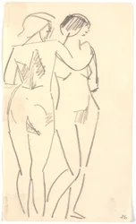 Two Standing Models