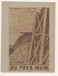 Mountain Landscape with Industrial Construction