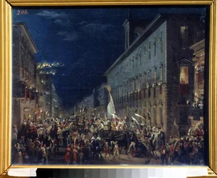 Political manifestation in Rome