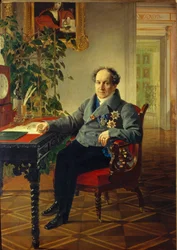 Portrait of Prince Alexander Nikolayevich Golitsyn, 1840