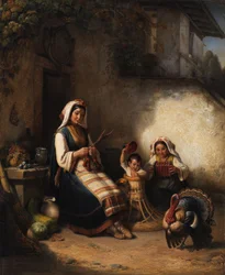 Family Scene from Istria