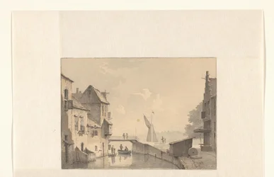 View of a Canal in a City