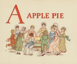 Kate Greenaway: A – Apple Pie
