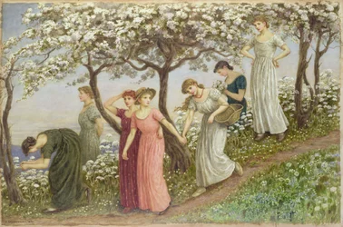 Through the White Flowers, 1891