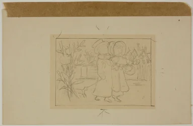 Two Figures Walking