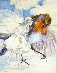 Cock Robin and the Flower Fairy