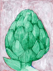 Vibrant Green Artichoke