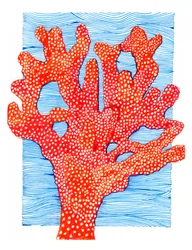 Vibrant Red Coral