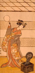 Actor Arashi Sangoro II in Female Part