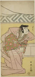 Actor Sawamura Sôjûrô III as Oda Kazusanosuke Harunaga in “Muromacho Chronicle in Kana Script”