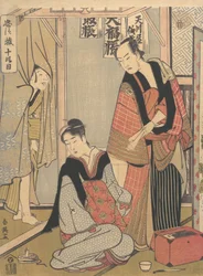 Scene from the Tenth Act of Chushingura, ca. 1790