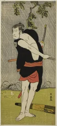 The Actor Ichikawa Komazo II as Ono Sadakuro in the Play Chuko Ryogoku Ori, Performed at the Nakamura Theater in the Seventh Month, 1790