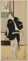 The Actor Ichikawa Komazo II as Soga no Dozaburo Disguised as the Ruffian Tobei in the Play Haru no Nishi Date-zome Soga, Performed at the Nakamura Theater in the First Month, 1790