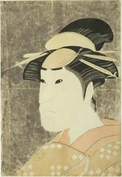 The Actor Sanogawa Ichimatsu III as the Gion Prostitute Onayo in the Play Hana-ayame Bunroku Soga