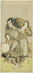 Actor Nakamura Nakazo I as Monk Shunkan in 