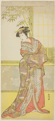 Actor Sanogawa Ichimatsu III Possibly as Masago Gozen in "A Courtesan