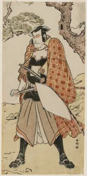 Ichikawa Danjuro V as a Travelling Warrior, late 1780s