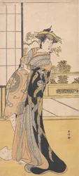 The Actor Segawa Kikunojo 3rd in a Female Role