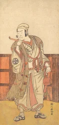 The First Nakamura Nakazo in the Role of Shimada no Hachizo