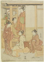 A Group of Ladies on a Veranda, c. 1780-1795