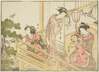 Courtesans of the Chojiya, from the book Mirror of Beautiful Women of the Pleasure Quarters, vol. 1