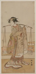 Iwai Hanshiro IV as Murasame or Matsukaze, mid 1770s