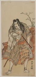Nakajima Kanzaemon as a Lord Disguised as a Hunter with a Rifle, c. early 1780s