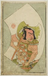 The Actor Ichikawa Shoemon, from A Picture Book of Stage Fans