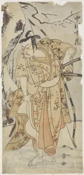 The Actor Nakamura Ju_zo_ in a Samurai Role