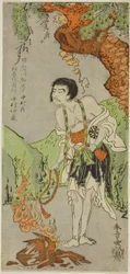 The Actor Nakamura Nakazo I as a Monk, Raigo Ajari, in the Play 