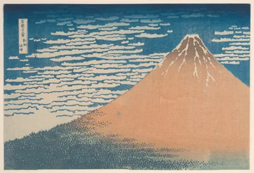 A Mild Breeze on a Fine Day (Gaifu kaisei), from the series "Thirty-six Views of Mount Fuji (Fugaku sanjurokkei)"