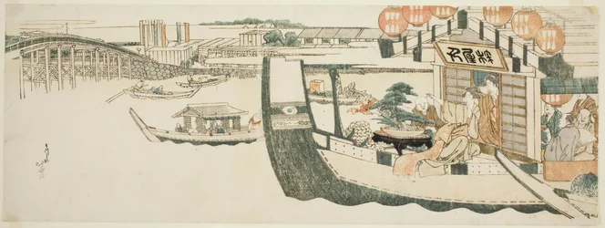 Boating Parties on the Sumida River