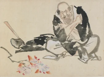 Buddhist Allegory of a Priest Burning Cherry Branches