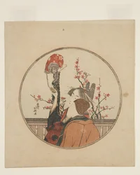 Courtesan, Guest, and Pet Monkey