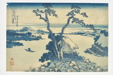 The Suwa Lake in Shinshu Province, from the series 36 Views of Mount Fuji