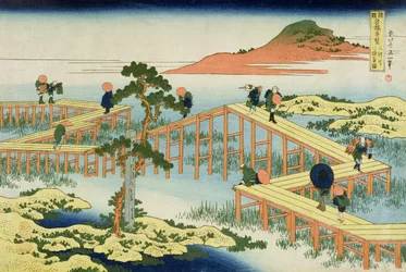 Eight Part Bridge, Province of Mucawa, Japan
