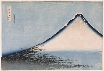 Fine Wind, Clear Weather, variant edition, from the series Thirty-six Views of Mount Fuji, c. 1831