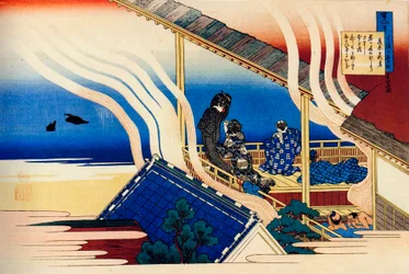 From the Series Hundred Poems by One Hundred Poets: Fujiwara no Yoshitaka