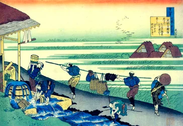 From the Series Hundred Poems by One Hundred Poets: Minamoto no Tsunenobu, c1830