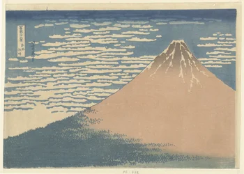 Clear Weather with a Southern Wind (36 Views of Mount Fuji series)