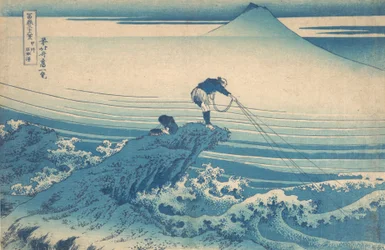 Kajikazawa in Kai Province, from the series Thirty-six Views of..., ca. 1830-32