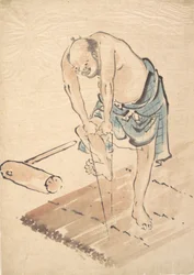 Man on a Raft