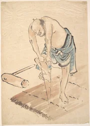 Man on a Raft