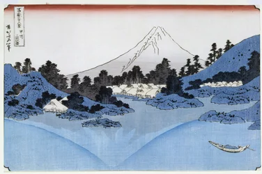 Mount Fuji Reflected in Lake Misaica, from the series 