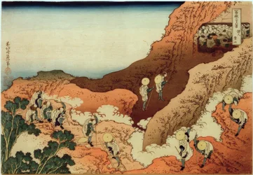 Pilgrims Climbing Mount Fuji