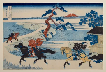 Sekiya Village on the Sumida River, from the Series “Thirty-six Views of Mount Fuji”