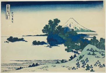 Shichirigahama Beach in Sagami Province, from the series 