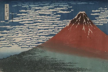 South Wind at Clear Dawn, also known as Red Fuji, from the series Thirty-Six Views of Mount Fuji