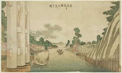 Sumida River seen from Azuma Bridge, from a group of Western-style landscapes