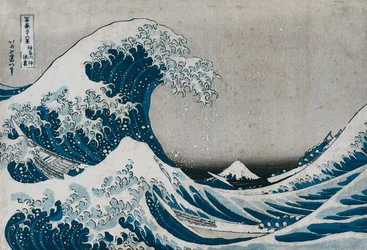 The Great Wave off Kanagawa, from the series "36 Views of Mt. Fuji"